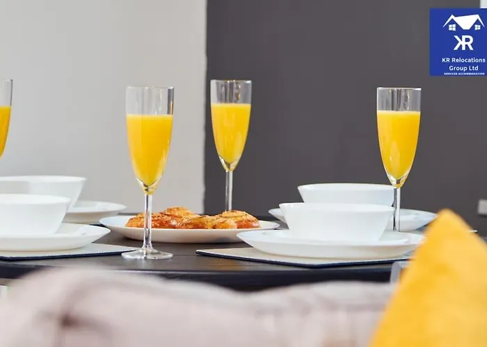 公寓 Perfect For Business Travellers & Relocation - 4 Beds, 2 Bath - Free Wifi - Monthly Offers